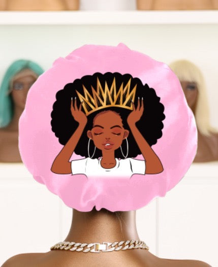 She’s a Queen sleep bonnet