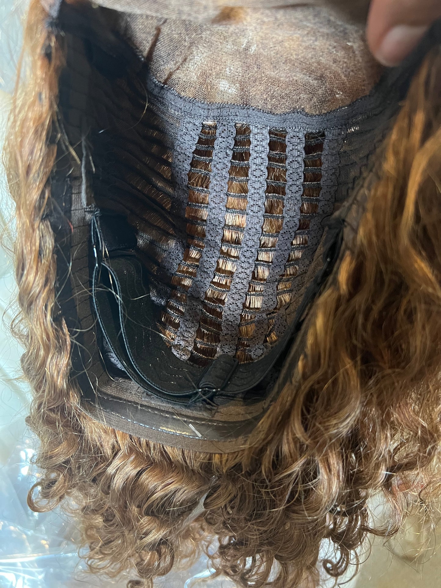 18” Caramel Curls Ventilated Wig!