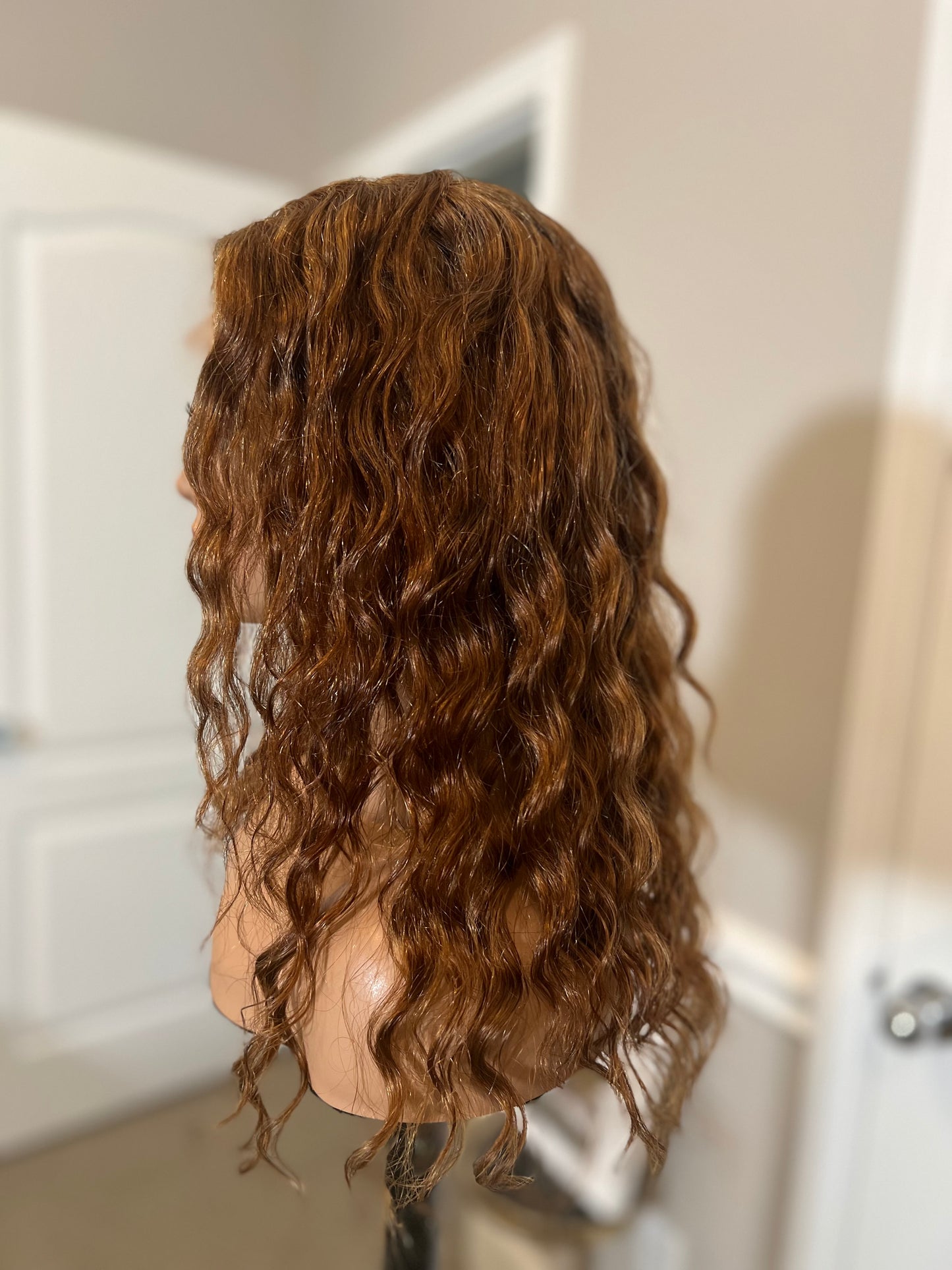 18” Caramel Curls Ventilated Wig!