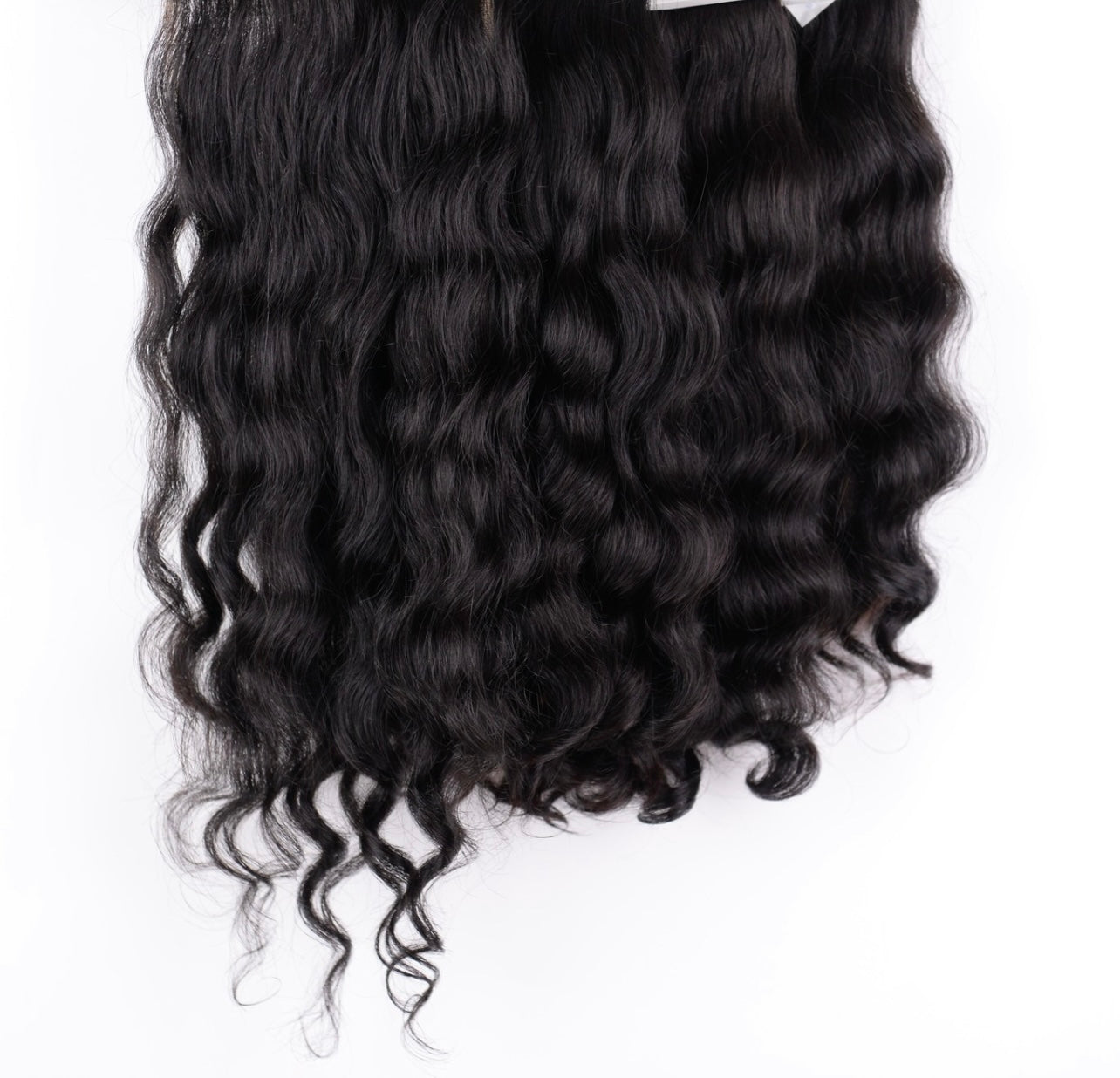 12” - 30" RAW Cambodian Curly & Wavy Jet Black bundles