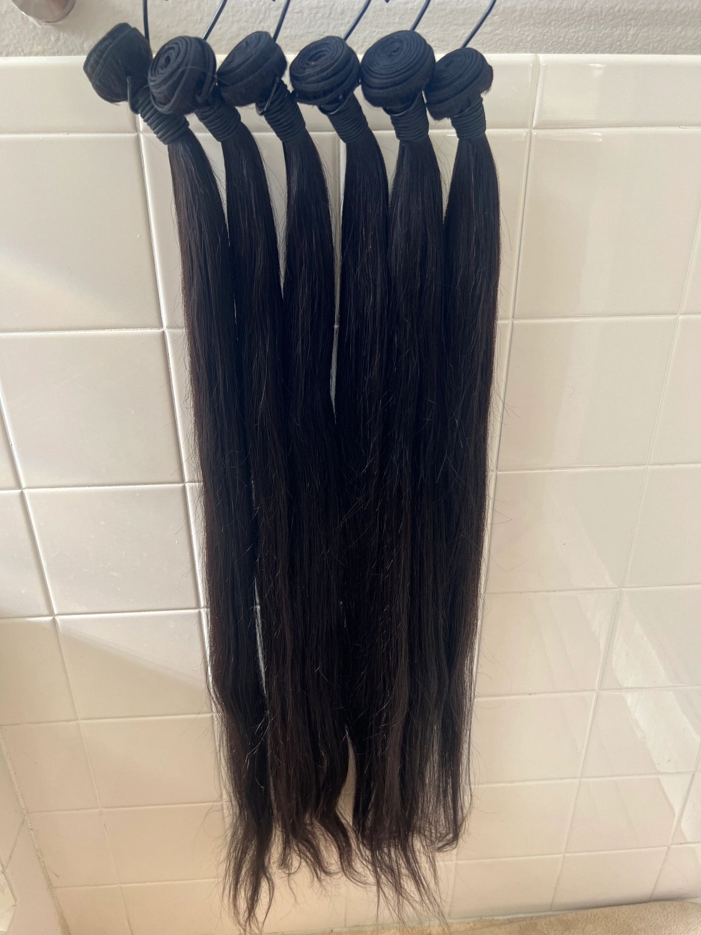 38” Virgin straight bundles