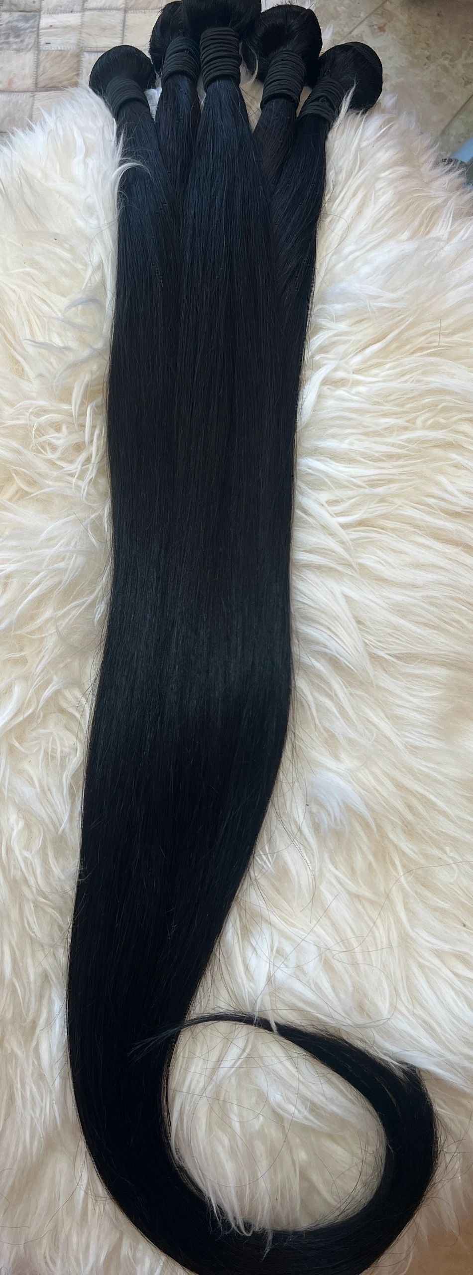 40” Virgin Straight Bundles