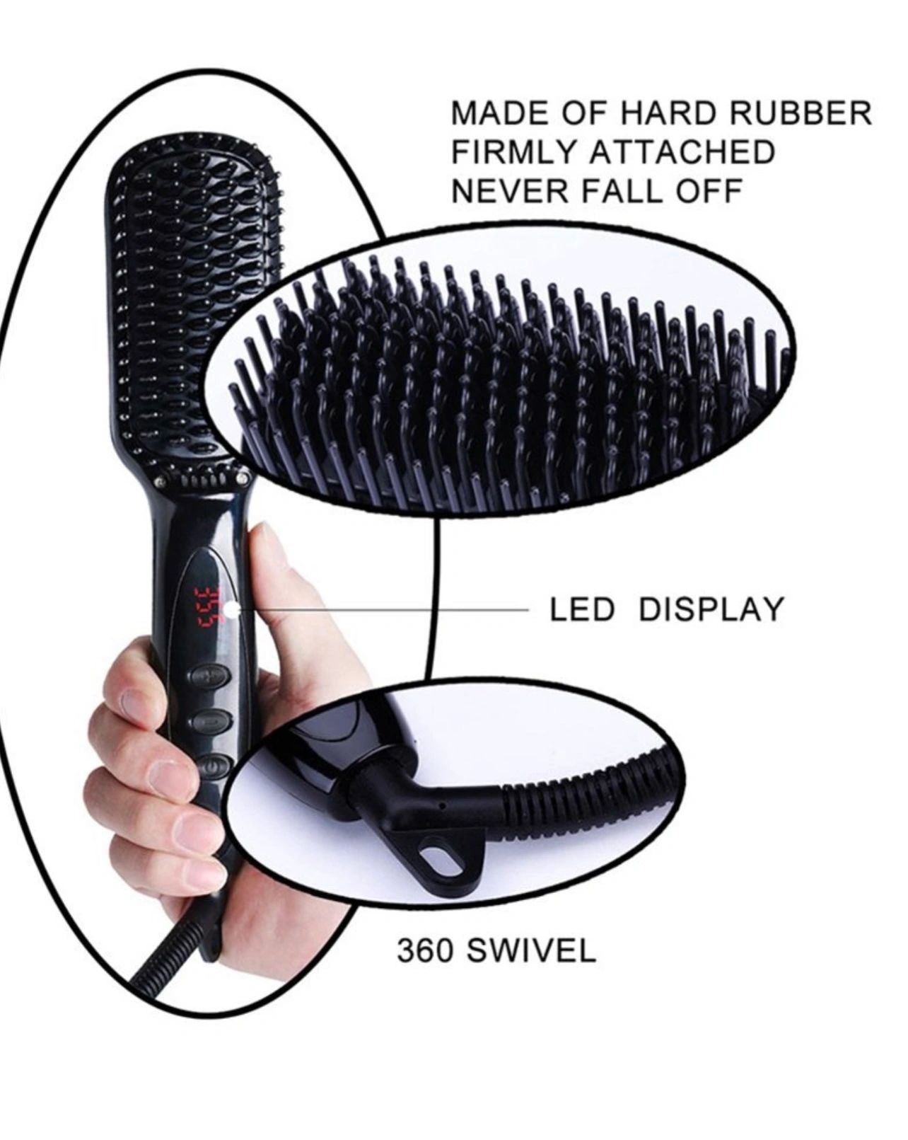 3 in 1 Straightening Brush