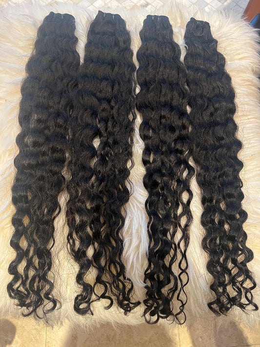 12”- 28” RAW Cambodian Curly Wavy bundles