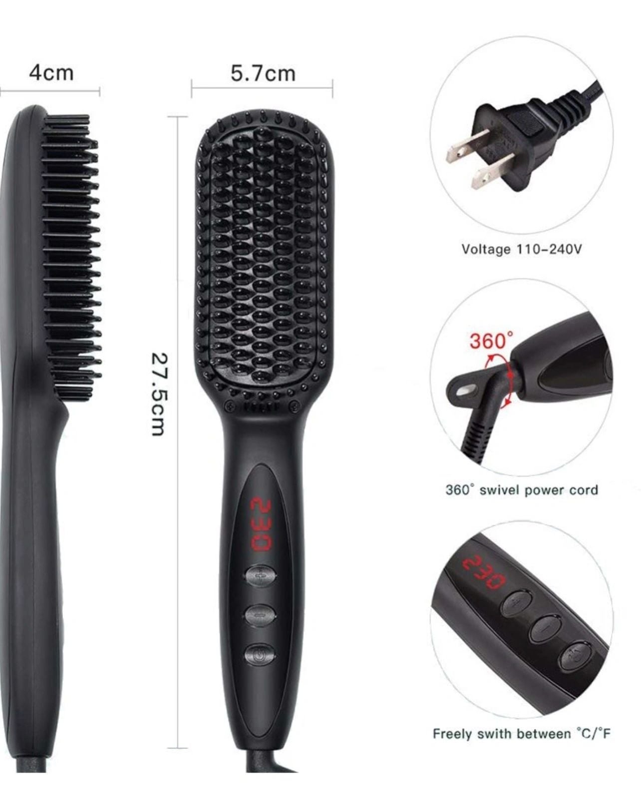 3 in 1 Straightening Brush