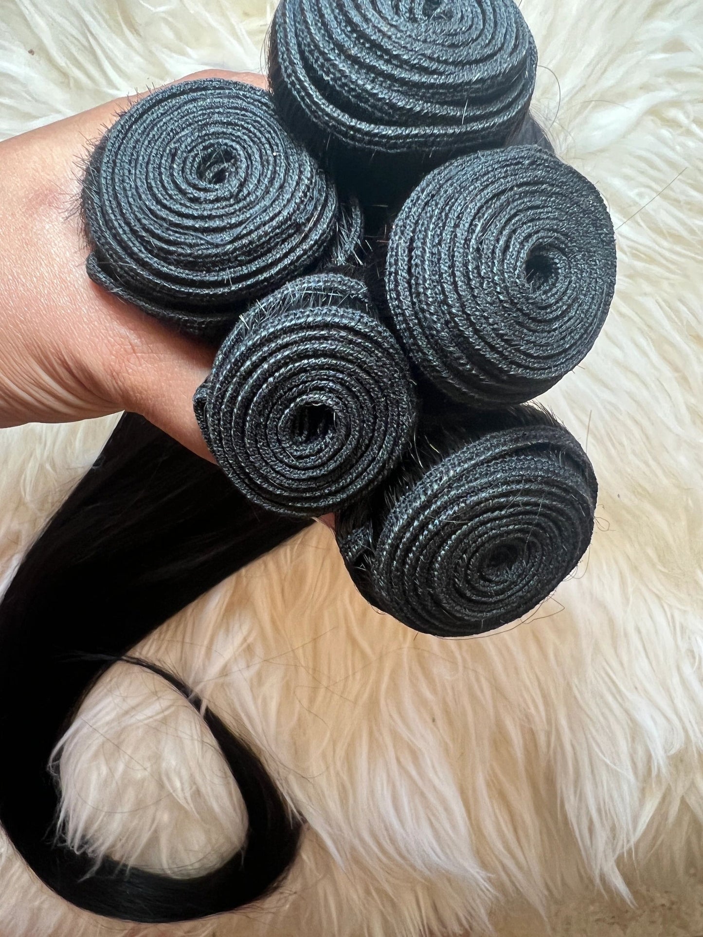 40” Virgin Straight Bundles