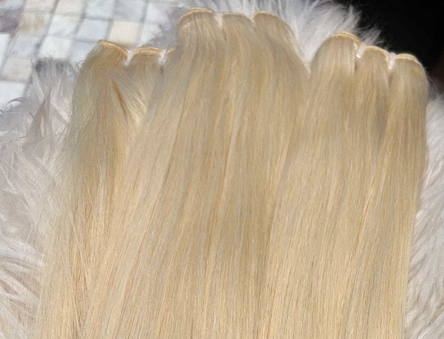 40” & 42” Platinum Blonde EXTRA LONG RAW Virgin #613 bundles