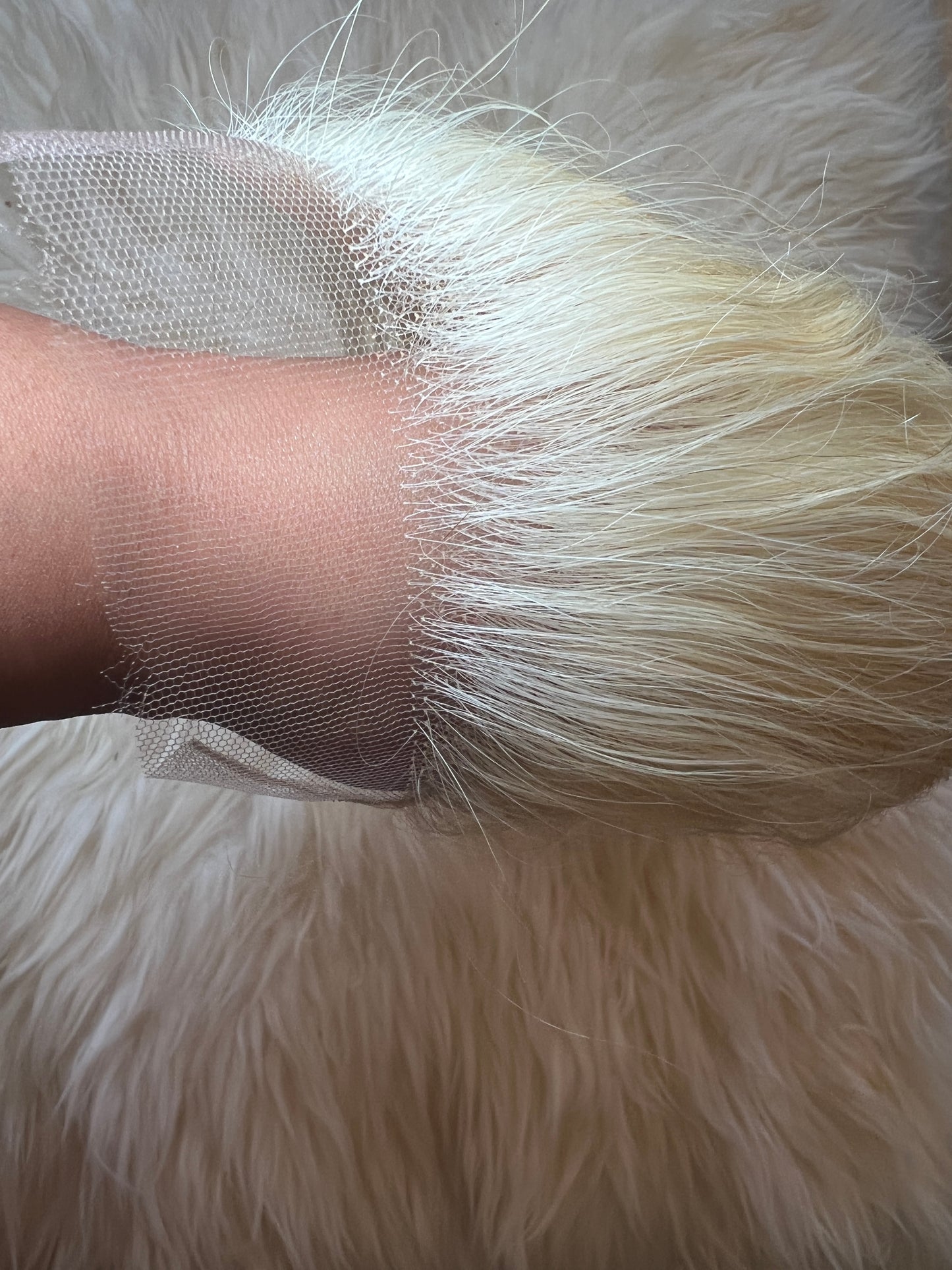 5x5 HD RAW Platinum Blonde closures