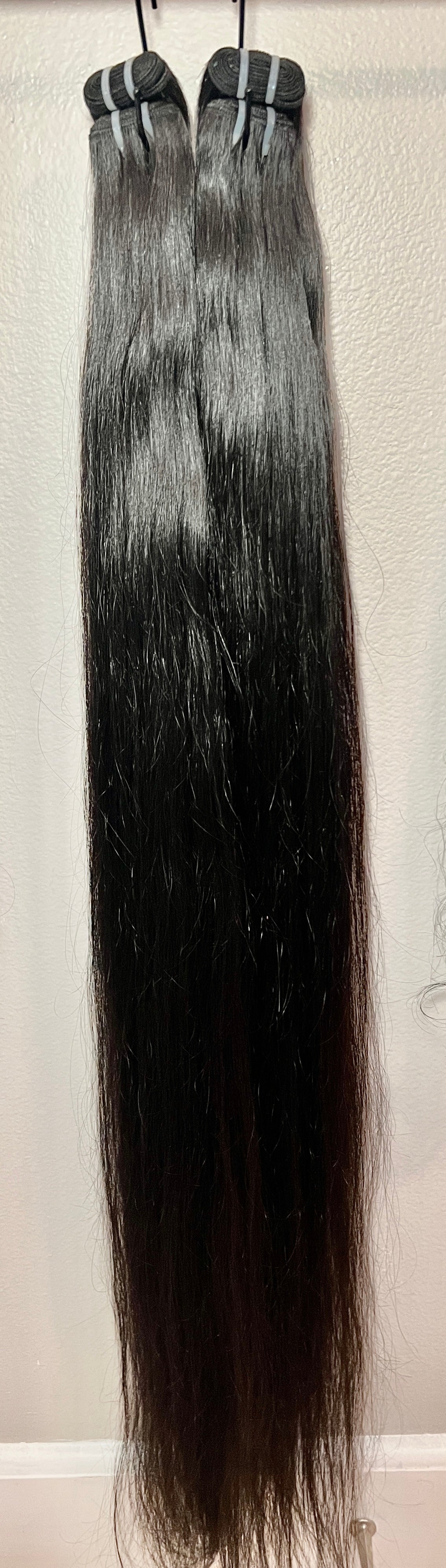 36” - 45” EXTRA LONG RAW Cambodian Straight bundles