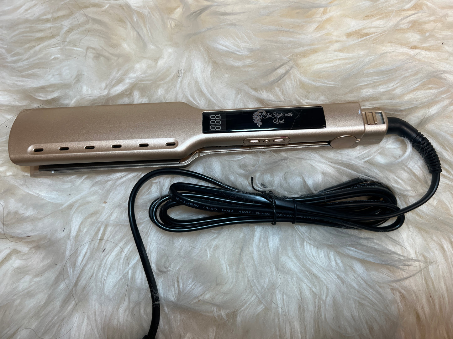 Professional 3D Titanium Ceramic Ionic 480°F Flat Iron Hair Straightener