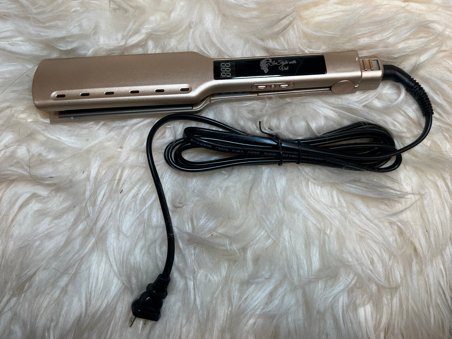 Professional 3D Titanium Ceramic Ionic 480°F Flat Iron Hair Straightener