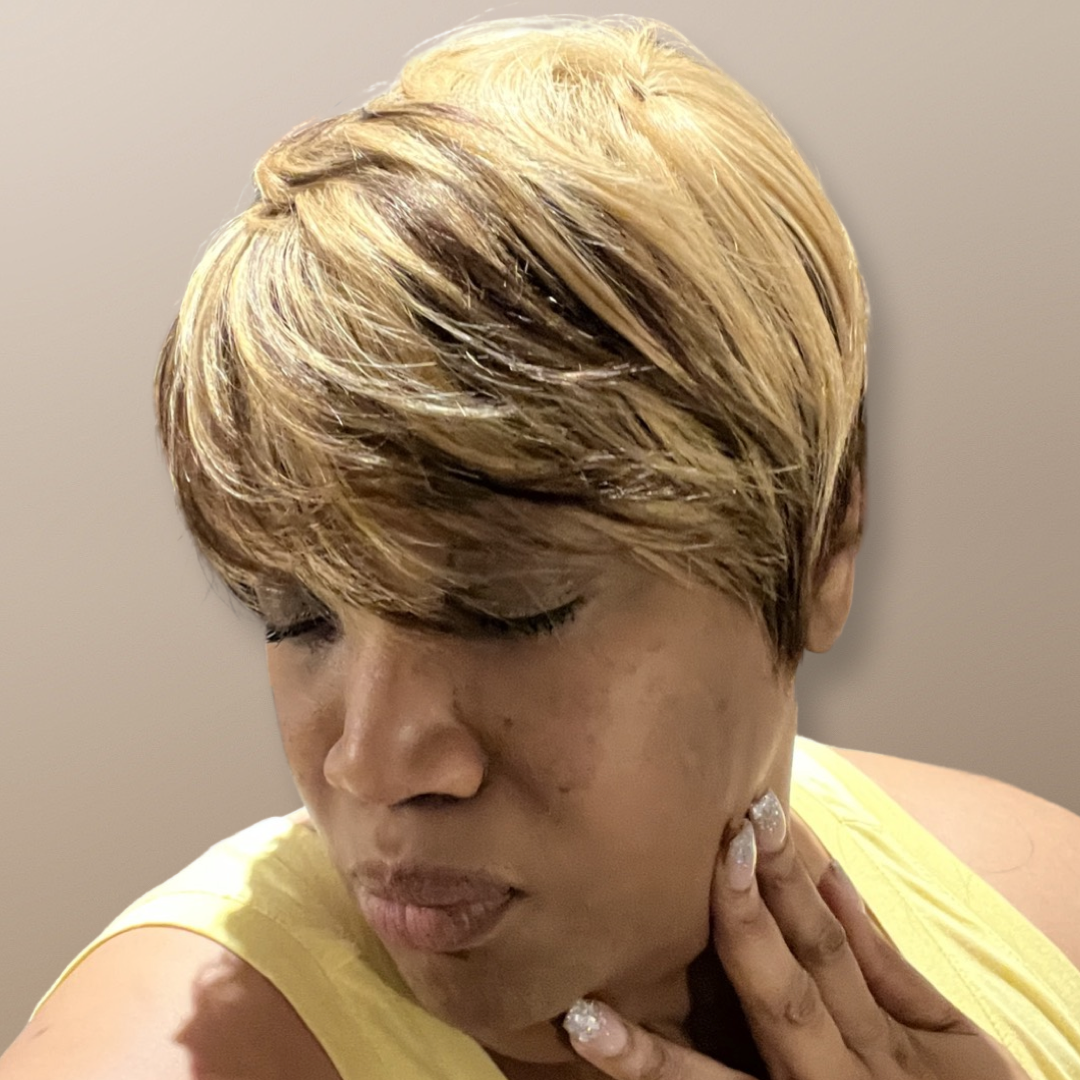 “Auntie” Pixie wig