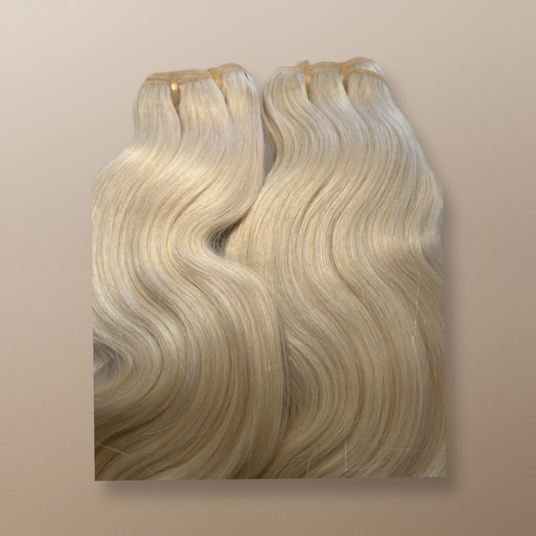 14” - 30" RAW Virgin Platinum blonde #613 bundles