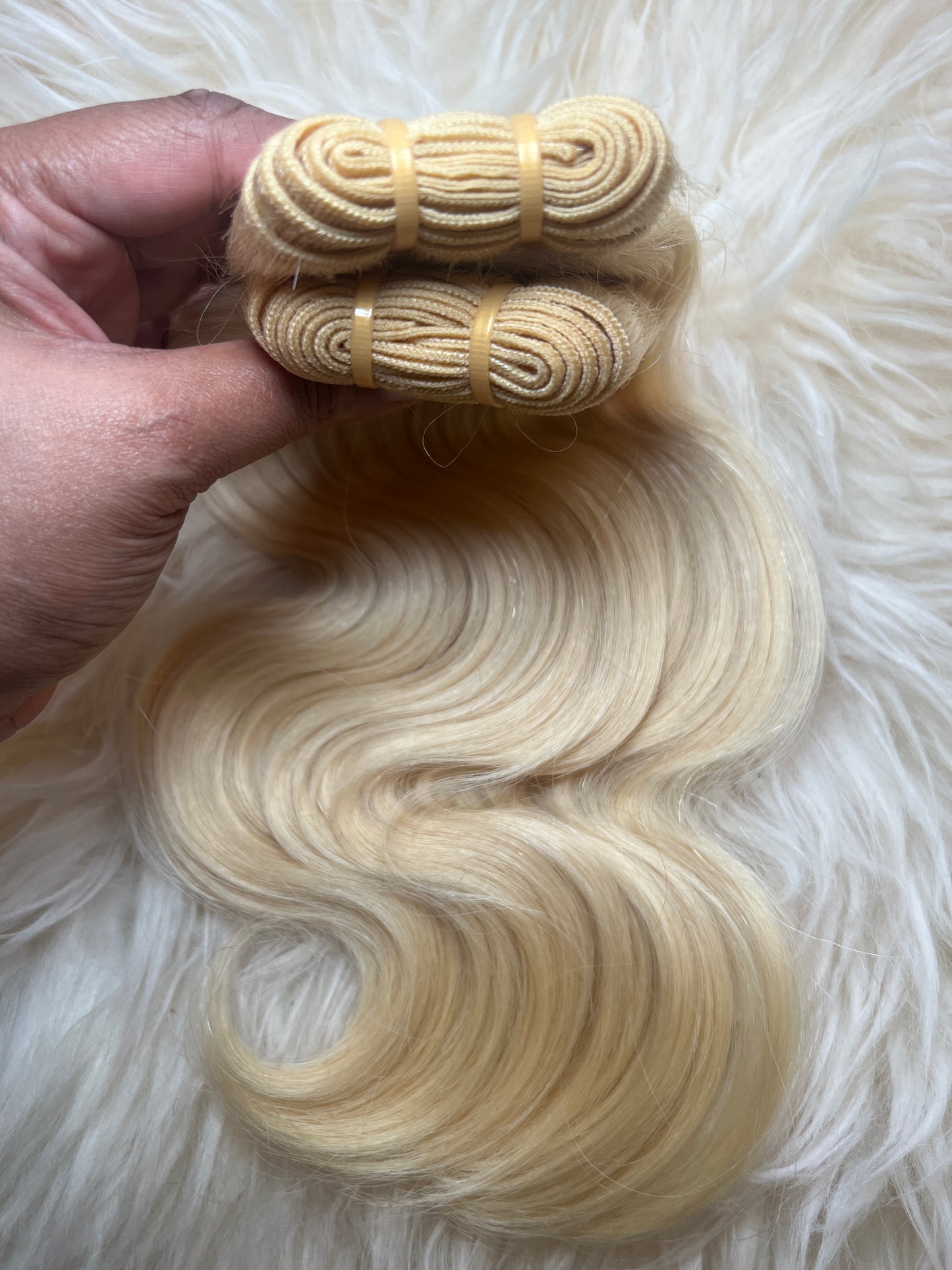 14” - 30" RAW Virgin Platinum blonde #613 bundles