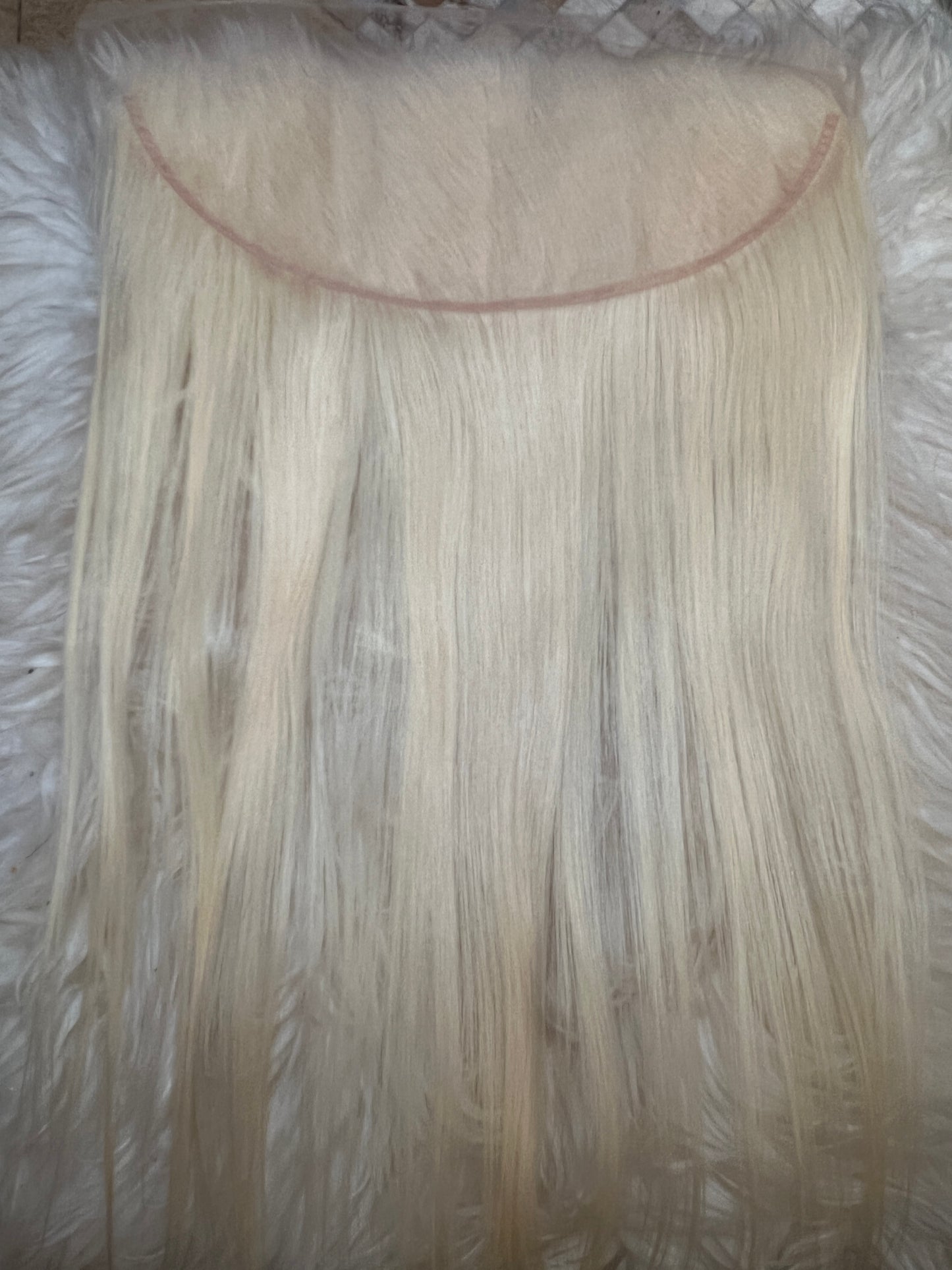 13”x6” HD RAW Platinum Blonde Frontals