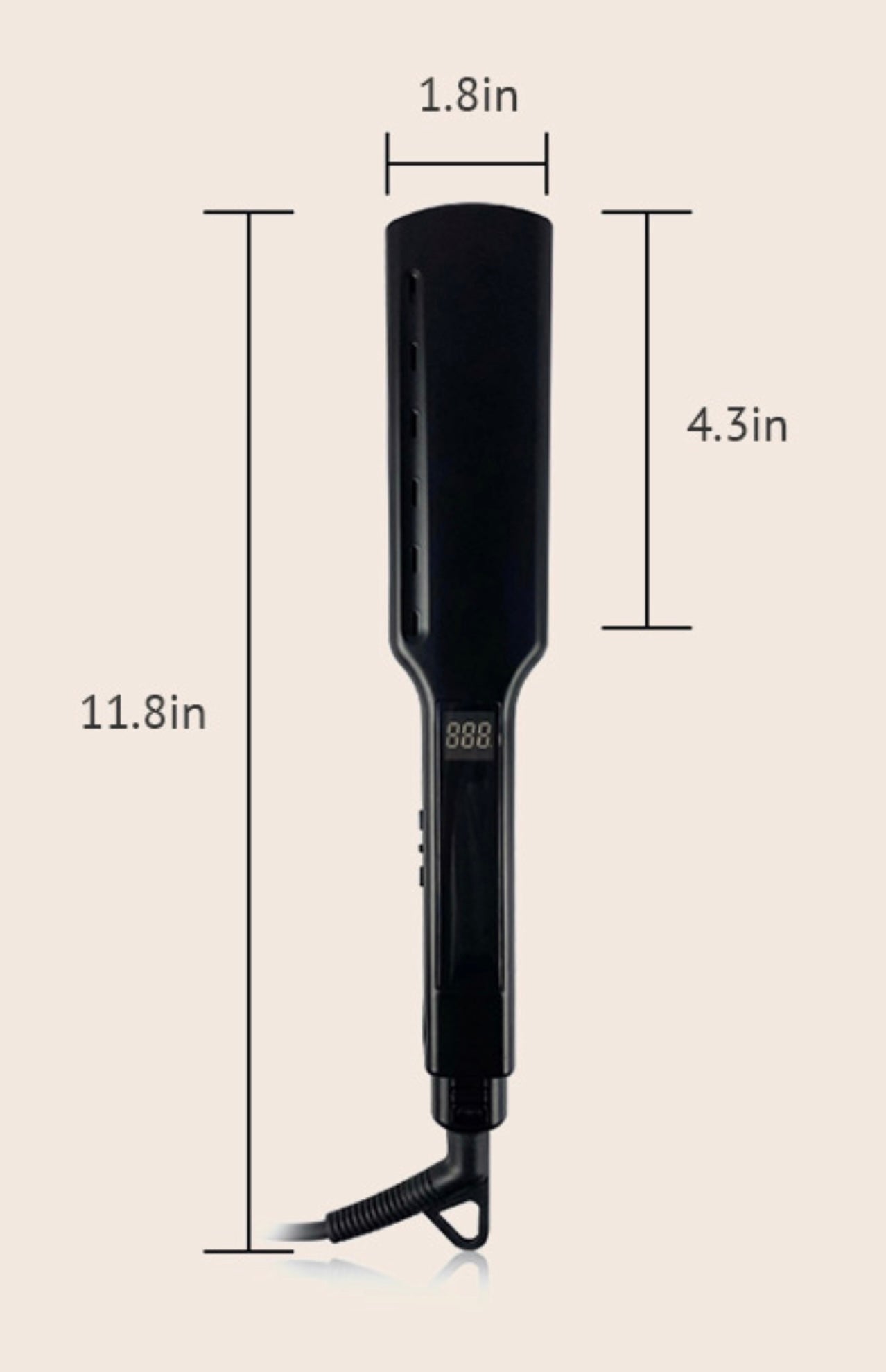 Professional 3D Titanium Ceramic Ionic 480°F Flat Iron Hair Straightener