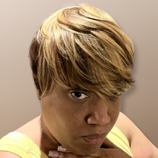“Auntie” Pixie wig