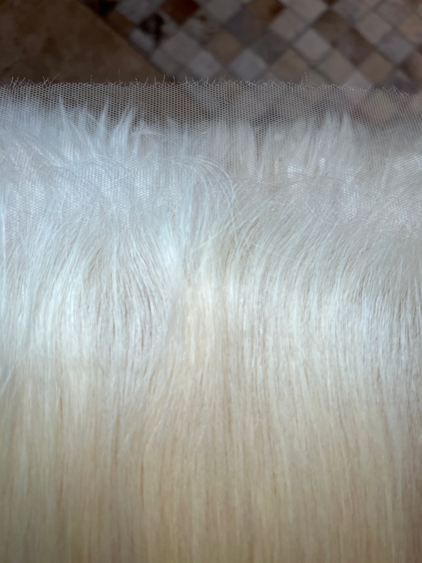 13”x6” HD RAW Platinum Blonde Frontals