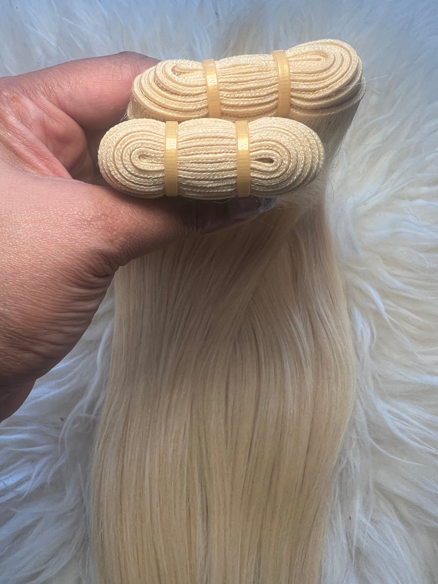 14” - 30" RAW Virgin Platinum blonde #613 bundles
