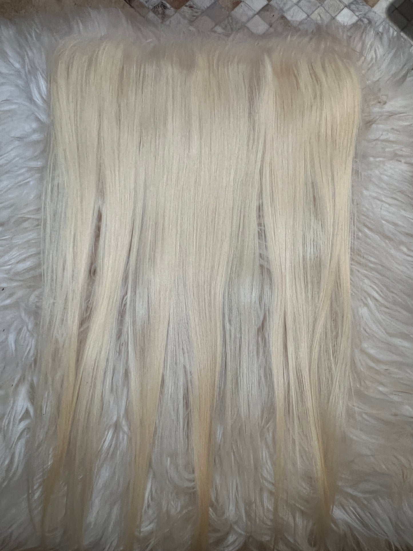13”x6” HD RAW Platinum Blonde Frontals
