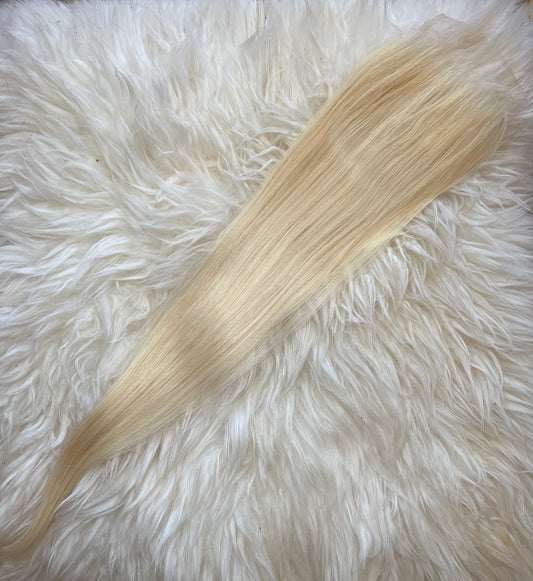 5x5 HD RAW Platinum Blonde closures