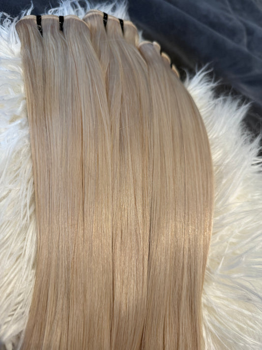Delicious Custom Color Silky Straight Blonde bundles