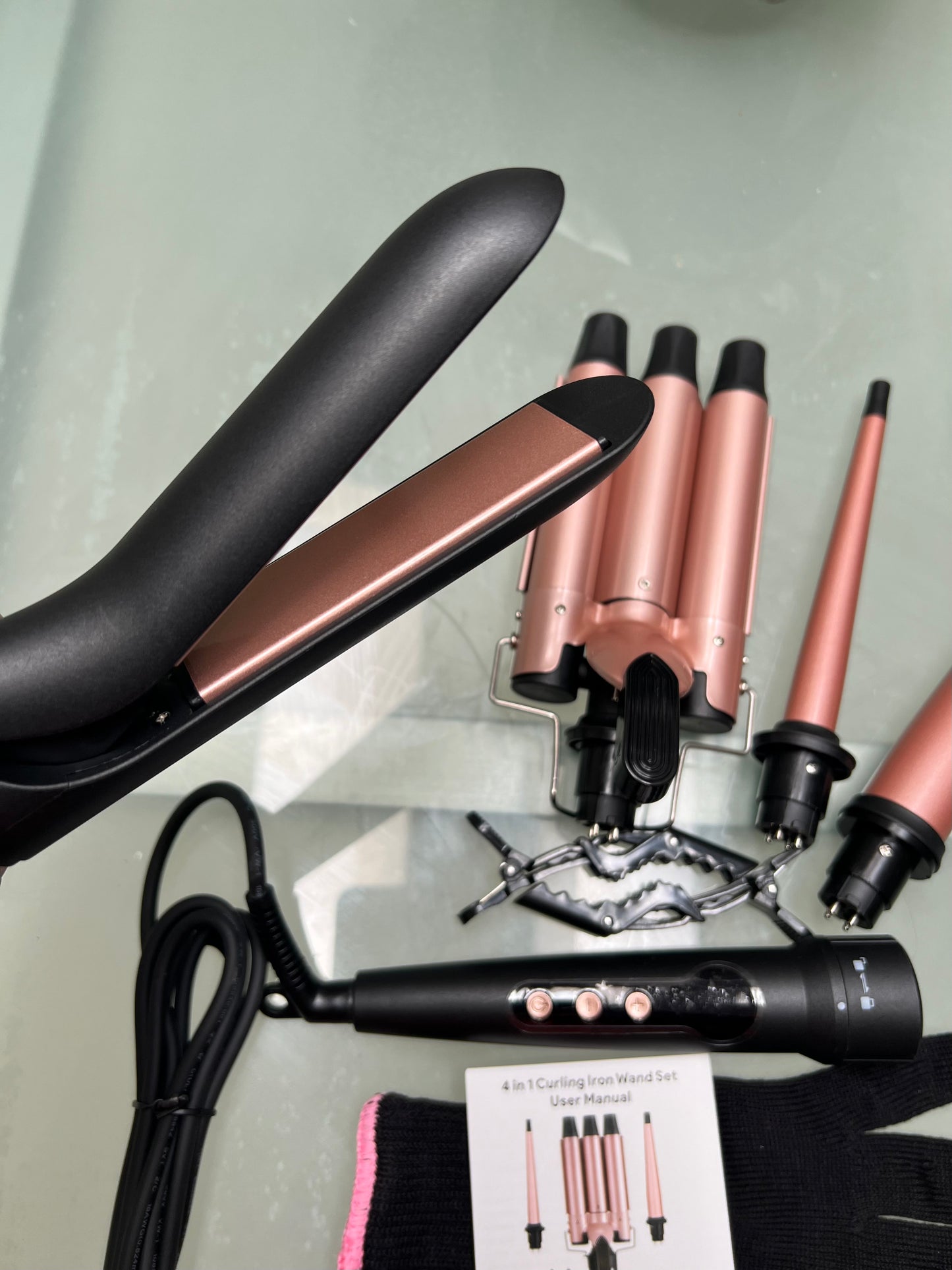 4-Way Interchangeable Hair Curler and Styler