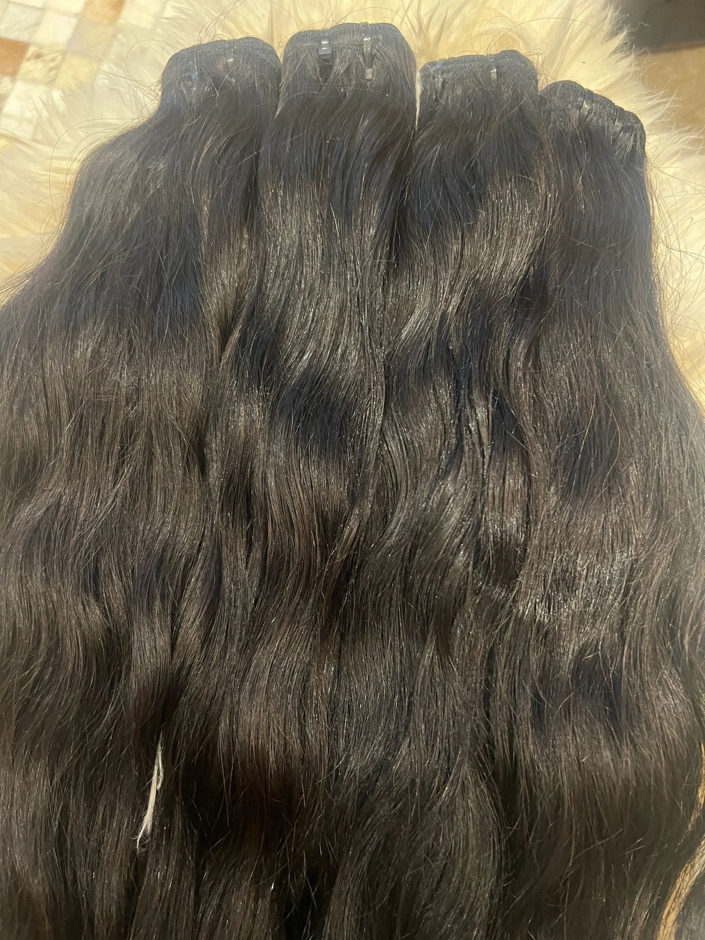 20”- 30” RAW Cambodian Natural Wavy/Body Wave bundles