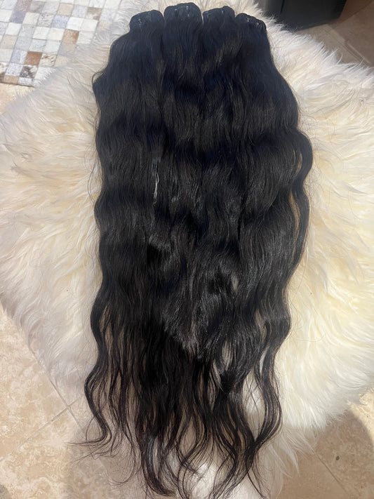 30” RAW Cambodian Wavy bundle box