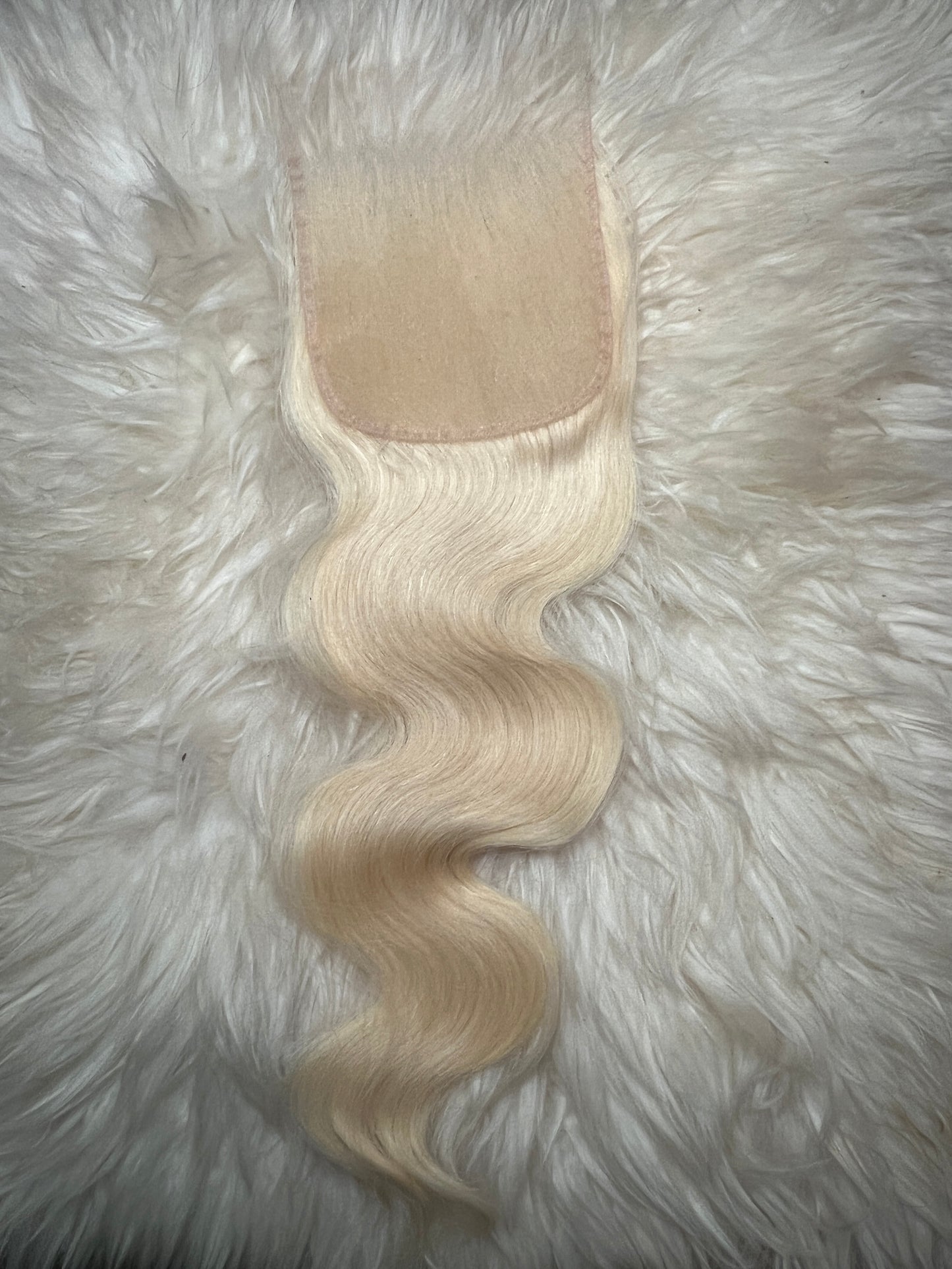 5x5 HD RAW Platinum Blonde closures