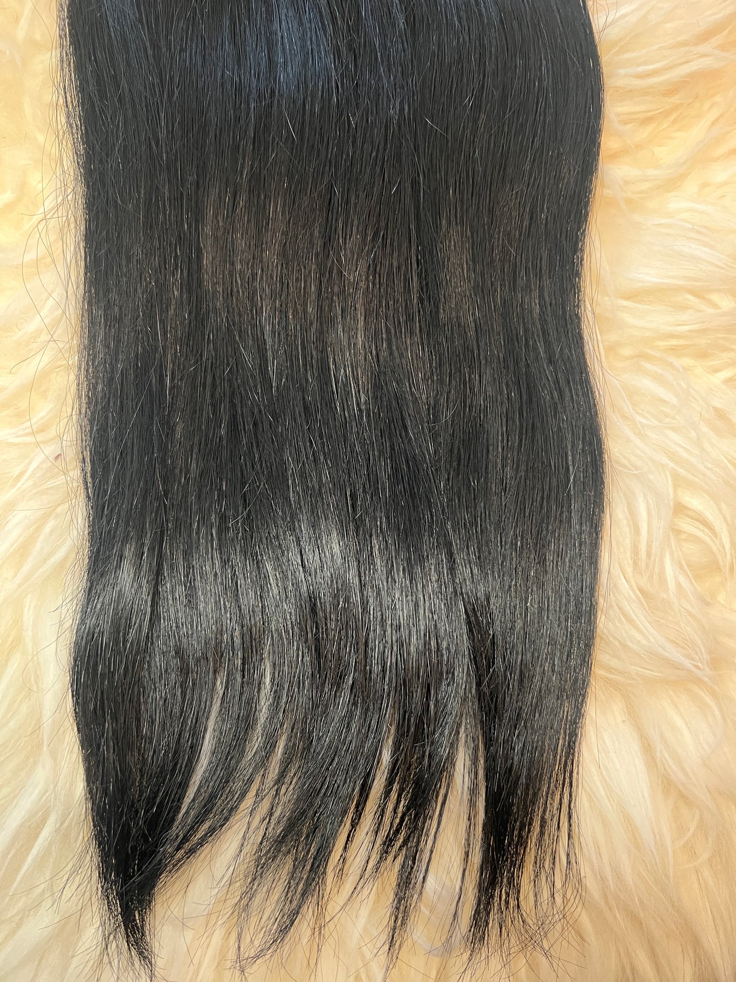 10”-20” RAW Cambodian jet black straight bundles