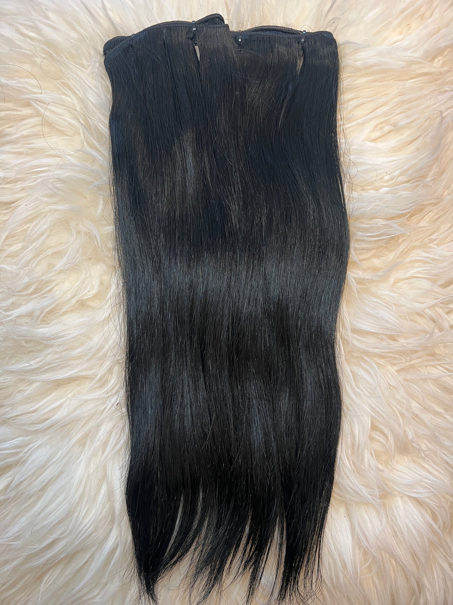 10”-20” RAW Cambodian jet black straight bundles